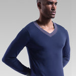 Mens Base Layers V-Neck Thermal Shirt
