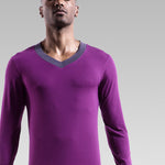 Mens Base Layers V-Neck Thermal Shirt