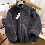 CELANDINE™ - Comfy Long Sleeve Zip-Up Plush Winter Jacket