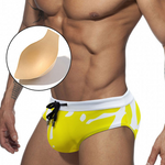Men's ComfortFit Swim Briefs with Removable Pad