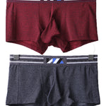 2 Pack Separated Pouch Comfy Mens Boxer Briefs