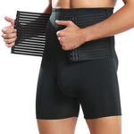 Men's Tummy Control Boxer Briefs with Open Fly