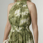 Jayla | Gathered Halter Midi Dress