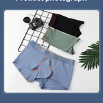 3 Pack Men's Casual Fitness Cotton Trunks