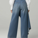 Calvra™ | Denim Wrap Trousers