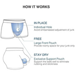 Aoelemen 2 Pack Modal Stretch Separate Pouch Boxer Briefs