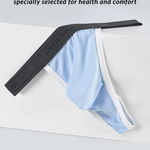 3 Pack Men's Contoured Pouch Ice Silk Thong