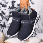 AIRA™ - Women's Winter Snow Boots Warmth, Anti-Slip PVC Sole, Fleece Lined Slip-On Shoes