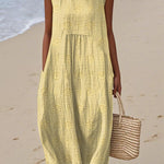 Beatrice - Elegant Sleeveless Dress with Pockets