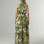 Jayla | Gathered Halter Midi Dress