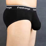 FreeLonger Men's Comfy Separate Support Pouch Briefs