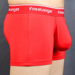 FreeLonger Men's Comfy Separate Support Pouch Trunks