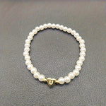 A-Z Pearl Beaded Bracelet