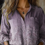 Vintage Style Floral Art Print Casual  Sweatshirt