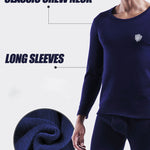 Men's Ultra Soft Thermal Underwear with Fleece Lined