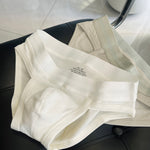 3 Pack Men's Soft Cotton Blend Waffle Briefs with Separate Pouch and High-Leg Cut
