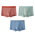 3 Pack Men's Soft Antibacterial Cooling Breathable Air Conditioner Trunks