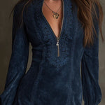 Fernanda | Suede Mini Dress