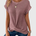Isa™ | Elegant Blouse with Crew Neck