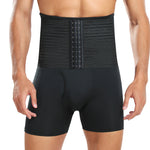 Men's Tummy Control Boxer Briefs with Open Fly