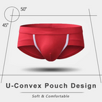 4 Pack Breathable Modal U Convex Pouch Briefs