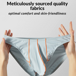 3 Pack Men's U-Pouch Ice Silk Briefs