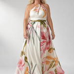 Amelia | Light Floral Maxi Dress