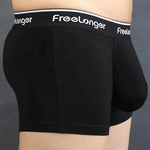 FreeLonger Men's Comfy Separate Support Pouch Trunks