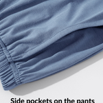 Men's Summer Modal Ice Silk Home Wear Pajama Set