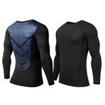 Mens Super Elastic Sport Gym Quick-drying Tops