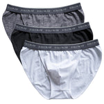 3 Pack Men's Cotton Bikini Underwear