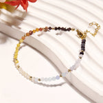 Natural Moonstone and Sunstone Bracelet
