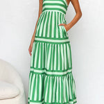 Rosalyn | Color Block Maxi Dress