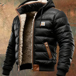 JACK| Black Sherpa Quilted Jacket