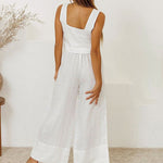Cara | Minimalist Top Set and Wide Leg Pants