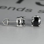 Timeless Round Cut Stone Stud Earrings