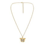 Butterfly Secret Message Pendant Necklace