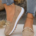 Dana | Flat Buckle Loafers