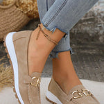 Dana | Flat Buckle Loafers