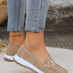 Dana | Flat Buckle Loafers