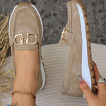 Dana | Flat Buckle Loafers