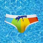Mens Beachwear Bulge Pouch Paded Swim Briefs