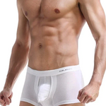 Men's Double Pouch Underwear Separate Pouch Modal Trunks