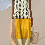 Hazel | Vintage Printed Maxi Dress