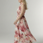 Jayla | Gathered Halter Midi Dress