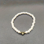 A-Z Pearl Beaded Bracelet
