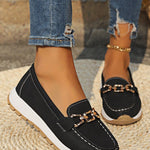 Dana | Flat Buckle Loafers