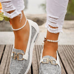 Dana | Flat Buckle Loafers