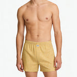 3 Pack Men's Breathable Relaxed Fit & Loose-Fit Plaid Home Shorts