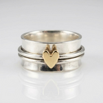Antique Heart Band Ring
